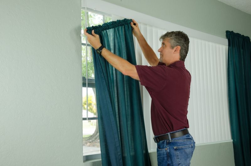 Custom Drapes Installation